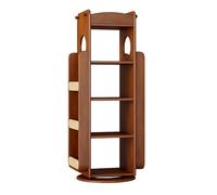 JHDXL Libreria rotante a 360 gradi, Librerie Salvaspazio Divisorio, Scaffale Portaoggetti Multiuso, per Ufficio Domestico, Soggiorno, Camera da Letto, Cucina(Brown,140cm/33in)