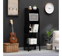 JHDXL Libreria Verticale, Moderna Torre Verticale per Libri, Librerie Salvaspazio Divisorio, Portaoggetti per Camera da Letto, Soggiorno, Bagno, Cucina, Ufficio(Black,114cm/45in)