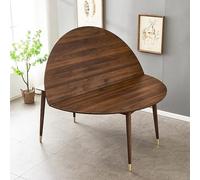 JHDXL Prolunga per Tavolo da Pranzo Rotondo Pieghevole, Piano del Tavolo Rotondo in Legno Senza Gambe, Cambia Il Desktop, per Banchetti, Cucine, Sala da Pranzo(110cm/43.5in)