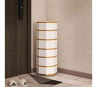JHDXL Scarpiera Girevole A 360 Gradi, Giostra Rotonda, Autoportante Con Ripiani Aperti, Stoccaggio Di Grande Capacità, Espositore Girevole, Per Armadio E Borsa Da Ingresso(35 * 86cm/13.8 * 33.9in)