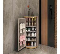 JHDXL Scarpiera girevole, scarpiera verticale rotonda, con ripiani aperti, Portascarpe Da Armadio Salvaspazio, per Armadio Corridoio Soggiorno Balcone(90cm/35.4in)