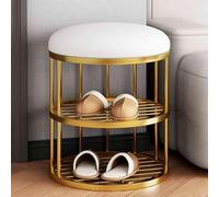 JHDXL Scarpiera Girevole, Scarpiera Verticale Rotonda, Espositore Girevole For Scarpe, Giostra Rotonda For Riporre Le Scarpe, Rotondo Storage Scarpiera(White)