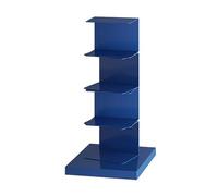 JHDXL Torre per Libri con Dorso Verticale, Moderna Torre Verticale per Libri, Scaffale Portaoggetti Multiuso, per soggiorno, studio, casa, ufficio, camera da letto(Blue,92cm/36in)