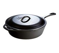 Jheppbay Lodge Cast Iron L10CF3 5 Quart Covered by Deep Skillet