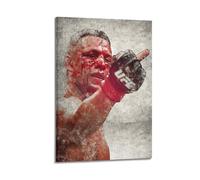 JHFQ Nate DiazWall - Poster su tela con album musicali e film, pittura decorativa per soggiorno e camera da letto, 20 x 30 cm, stile cornice
