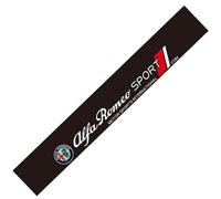 JHGFVBG Adesivi per Protezione Solare, per lfa Romeo 159 Giulietta 147 Mito Giulia 156 166 GT Stelvio 4C 8C Striscia Parasole per Parabrezza Auto,Adesivi Decorativi,Accessorio per striscioni