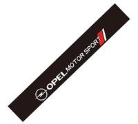 JHGFVBG Adesivi per Protezione Solare, Per Opel Astra Insignia Vivaro Corsa Mokka Zafira Vectra OPC Vauxhall Meriva Striscia Parasole per Parabrezza Auto,Adesivi Decorativi,accessorio per striscioni