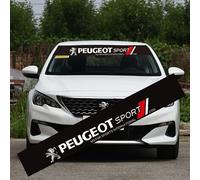 JHGFVBG Adesivi per Protezione Solare, Per Peugeot 301 408 508 2008 4008 5008 Striscia Parasole per Parabrezza Auto,Adesivi Decorativi,accessorio per striscioni