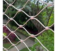 JHIAADEY Rete Anticaduta Ad Alta Quota,Rete Di Sicurezza Da Balaustra Recinzione,Maglia Flessibile In Acciaio Inossidabile 304,Adatto For Recinzioni Di Recinti Di Zoo(25 * 2.5m/82 * 8.2ft)