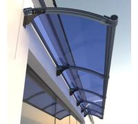 JHIAADEY Tenda Da Veranda Pensilina In Policarbonato E Alluminio,Tendalino for Finestra for Esterno,Utilizzato For La Protezione Uv,La Protezione Da Pioggia E Neve(90 * 140cm/35.4 * 55in)