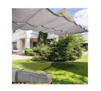 JHIAADEY Vele Parasole Retrattili,Resistente Ai Raggi Uv Tenda Da Sole Pergola,Protezione Solare Schermo Uv Con Funi Di Tensione Per Terrazze Balconi(W:2.6m/8.53ft*L:9m/29.5ft)