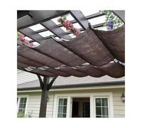 JHIAADEY Vele Parasole Retrattili,Vela Ombreggiante Retrattile,Resistente Ai Raggi Uv Tenda Da Sole Pergola,Con Kit Di Montaggio, Facile Da Installare(W:1.1m/3.6ft*L:10m/32.8ft)