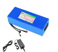 JHKJ Batteria agli ioni di Litio da 36 V, 15 Ah, 20 Ah, 25 Ah, 30 Ah, Batteria agli ioni di Litio Integrata da 36 V per Kit Motore da 550 W, 800 W e 1000 W con BMS e caricabatteria,T Plug,36V 25Ah