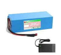JHKJ Batteria agli ioni di Litio da 36 V, 48 V, 60 V, 15 Ah, 20 Ah, 25 Ah, 30 Ah, 35 Ah, 40 Ah, 45 Ah, 50 Ah, Batteria in PVC per Scooter, ciclomotori e motociclette da 0 a 3000 W,36v,15Ah