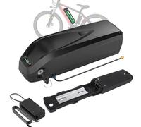 JHKJ Batteria agli ioni di Litio per Bici elettrica da 36 V, 48 V, 52 V, 10,4 Ah, 13 Ah, 15 Ah, 17,5 Ah, con Tubo Obliquo, per Motore da 0 a 850 W con Porta USB e caricabatteria.,36v,20Ah