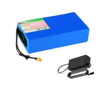JHKJ Batteria agli ioni di Litio per Bici elettrica da 48 V e 45 Ah, Batteria per Scooter agli ioni di Litio 13S9P con BMS da 30 A per Biciclette elettriche, Motore per Triciclo,Xt90,48V 45Ah
