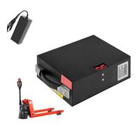 JHKJ Batteria agli ioni di Litio per carrelli elevatori elettrici da 48 V, 10,4 Ah, 15,6 Ah, 18 Ah, Batteria per Camion di carico e Scarico da 48 Volt con caricabatteria,48v 18ah