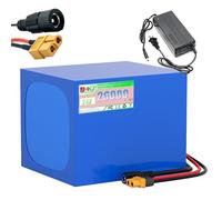 JHKJ Batteria al Litio 24V 26Ah Batteria per Barca da Pesca Batteria per Pompa dell'Acqua per Scooter bilanciato 12V 30Ah con caricabatteria e Spina CC per Kit Motore da 350W-600W,24v26ah