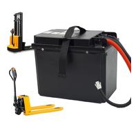 JHKJ Batteria al Litio Ferro fosfato da 24 V 40 Ah 55 Ah 60 Ah per Carrello elevatore Elettrico e transpallet con Maniglia.,24v 55ah