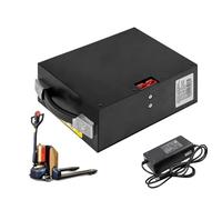 JHKJ Batteria al Litio per carrelli elevatori elettrici da 48 V, 10 Ah, 15 Ah, 20 Ah, 30 Ah, Batteria per transpallet da 48 Volt, carrelli di carico e Scarico, Pacco batterie,48v 15ah