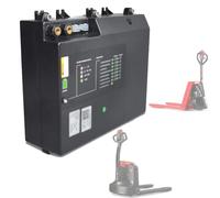 JHKJ Batteria al Litio per transpallet da 24 V | Batteria da 24 V 20 Ah per carrello elevatore elettrico / transpallet elettrico con spia di livello