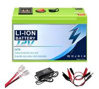 JHKJ Batteria al Litio Portatile da Esterno da 12 V 10 Ah