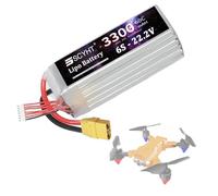 JHKJ Batteria Lipo 6S 22,2V 3300mAh 3500mAh Batteria al litio 22,2V Batterie ricaricabili 6S Batterie per droni per kit motore 50W - 78W con porta T/XT60/XT90,22.2v3300mah xt90