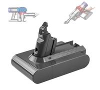 JHKJ Batteria per aspirapolvere Portatile V6 da 21,6 V Batteria per spazzatrice da 1,5 Ah, 2,2 Ah, 2,5 Ah, 3 Ah, 3,5 Ah, 4 Ah per Le Serie DC58, DC61, DC72, SV06,21.6v2.2ah