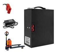 JHKJ Batteria per Carrello elevatore Elettrico da 48 Volt 48V 10.4Ah 15.6Ah 18Ah Batteria per Carrello di carico e Scarico per Carrello elevatore Manuale transpallet Motore,48v,18Ah