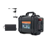 JHKJ Batteria per propulsore Esterno da 12 V 60 Ah 100 Ah 150 Ah 200 Ah LiFePO4 Batteria al Litio Ferro fosfato per Barca elettrica, Barca da Pesca, Motore di propulsione,12v 150ah