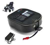JHKJ Batteria per Sedia a rotelle elettrica da 24 V 7,8 Ah 10 Ah Batteria al Litio Ricaricabile da 24 V per sedie a rotelle elettriche e carrelli elettrici per Kit Motore da 300 W,Anderson,24V 7.8Ah