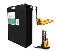 JHKJ Batteria per transpallet Elettrico da 24 V 35 Ah, batterie LiFePO4 da 24 V per carrelli elevatori con Maniglia e BMS per Motori CBD-15J-LI/BD-20J-LI/CBD-15J-DLI