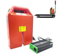 JHKJ Batteria per transpallet Elettrico da 24V 20Ah/36Ah e Batteria LiFePO4 per Carrello elevatore da 48V 20Ah con Maniglia e BMS Intelligente per Le Serie CBD15J-LI-S/CBD15-E1C1L.,Pte15n 24v36ah