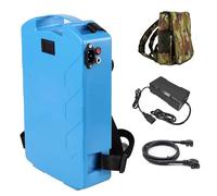 JHKJ Batteria per Utensili da Giardino da 24V, Batteria al Litio per Tosaerba da 48V, batterie Rimovibili da 60V per raccoglitrice di tè, Kit Motore da 700W a 1800W con caricabatteria,24v30ah