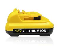 JHKJ Batteria Ricaricabile da 12V, Confezione da 2/4, utensile Elettrico per Trapano Manuale da 12V, 1500mAh, 2000mAh, 2500mAh, Batteria per utensile Senza Fili sostituisce DCB-120,12v1500mah