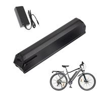 JHKJ Batteria Ricaricabile da 36 V 10 Ah 18 Ah e Pacco Batteria al Litio da 48 V 15 Ah 17,5 Ah per Motore di Bici elettrica, batterie da Tubo Obliquo con Caricabatterie e Porta USB,48v15ah