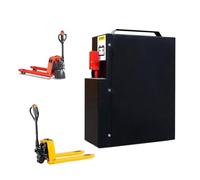 JHKJ Batteria Sostitutiva al Litio Ferro fosfato LiFePO4 da 24 V e 20 Ah, Batteria per Carrello elevatore Elettrico da 24 Volt per transpallet Elettrico con Maniglia