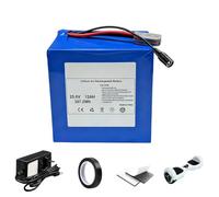 JHKJ Batterie ai polimeri di Litio da 24 V 12 Ah per Hoverboard, batterie sostitutive per Scooter/Piccoli Veicoli a Due Ruote da 25,6 V 12000 mAh con Protezione della Scheda BMS
