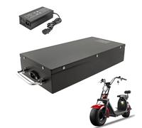JHKJ Batterie per e-Bike 48V 18.2Ah 20.8Ah Batteria agli ioni di Litio 60V 15.6Ah 22.5Ah 25Ah 27Ah Batteria per ciclomotore per Kit Motore da 850W-1600W con Caricabatterie e Maniglia,60v20.8ah