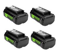 JHKJ Batterie per Utensili agli ioni di Litio Batteria per soffiatore da 40 V 5 Ah Batteria per Utensili elettrici da 40 Volt 5000 mAh per batterie della Serie Tosaerba OP4026A OP4050,40v5ah 4pack