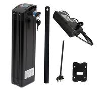 JHKJ Pacco batteria litio 48V 20Ah Batteria al litio 48V 10Ah 15Ah 13Ah Batteria rimovibile 48V Batteria Down Tube per motore 250W - 1000W con caricabatterie e porta a 4 pin,48v13ah