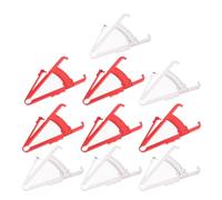 JHKNNK 10 pezzi Calibro per Misurazione Grasso Corporeo Plicometro Professionale Doppia Scala Rosso e Bianco Strumento Preciso per Spessore Pliche Cutanee Monitoraggio Bmi e Analisi