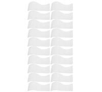 JHKNNK 20 pezzi di spatole per la pulizia della cera per capelli portatili, raschietto per maschera, applicatore per ceretta in plastica e creme depilatorie, strumenti di bellezza per la rimozione