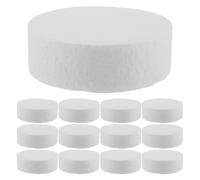 JHKNNK 36Pezzi Polystyrene Circles DIY Modeling Foam in Schiuma Bianca, per DIY Projects e Cake Dummies, Applicazioni Versatili