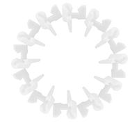 JHKNNK 40 Pezzi Connettore per Shoe Rack in Plastica Bianca | Armadio e Scarpiere, Design Discreto e Compatto, Assemblaggio Modulare per Riparazioni Rapide