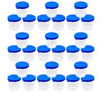 JHKNNK Contenitori per Campioni Urina e Feci 40 Ml Coperchio Sigillato Set da 100 Pezzi per Laboratorio Analisi Cliniche e Raccolta Sicura