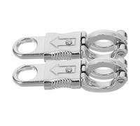 JHKNNK Ganci a Scatto a Sgancio Rapido per Corda Paracord, 2 Pezzi Moschettoni in Lega di Zinco, Clip per Redini Cavallo e Uso Equestre