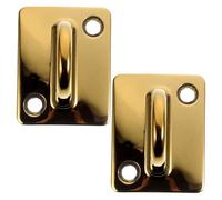 JHKNNK Gancio Metallico da Parete 50X40Mm per Corda di Controllo della Folla, Set da 2 Pezzi, Adatto per Montaggio su Muro in Spazi Esterni e Interni