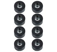 JHKNNK Piedini Antivibrazione in Gomma Nera 8 Pezzi 38X20 MM Cuscinetti per Altoparlanti e Diffusori Audio Tappetini Protettivi per Elettronica Audio