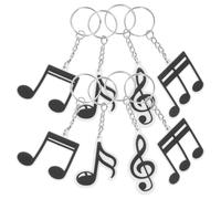 JHKNNK Portachiavi Nota Musicale 20 Pezzi Portachiavi Creativi per Bomboniere Comunione e Feste a Tema Musicale in PVC